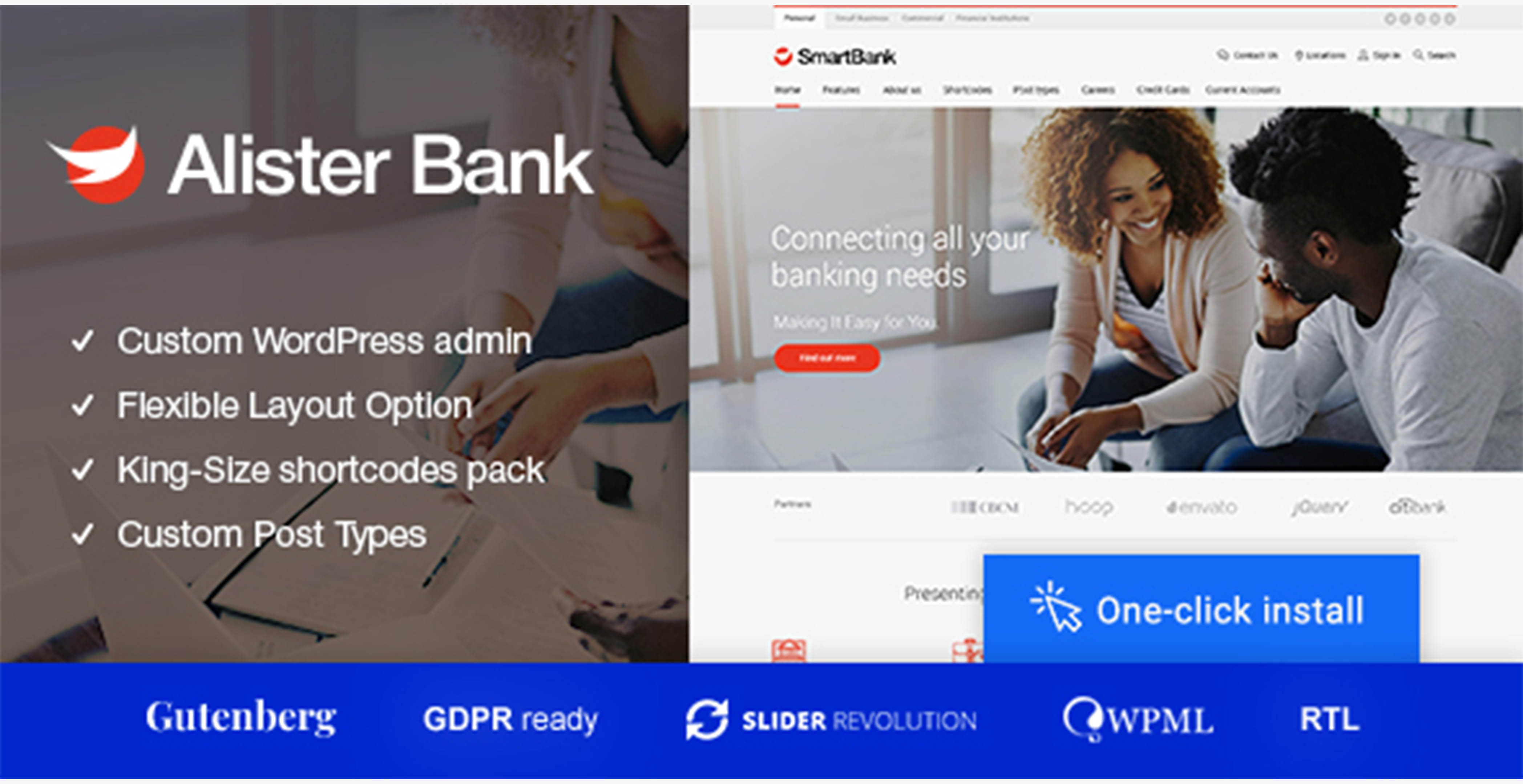 Alister Bank - Crédits et Banque Finance Thème WordPress