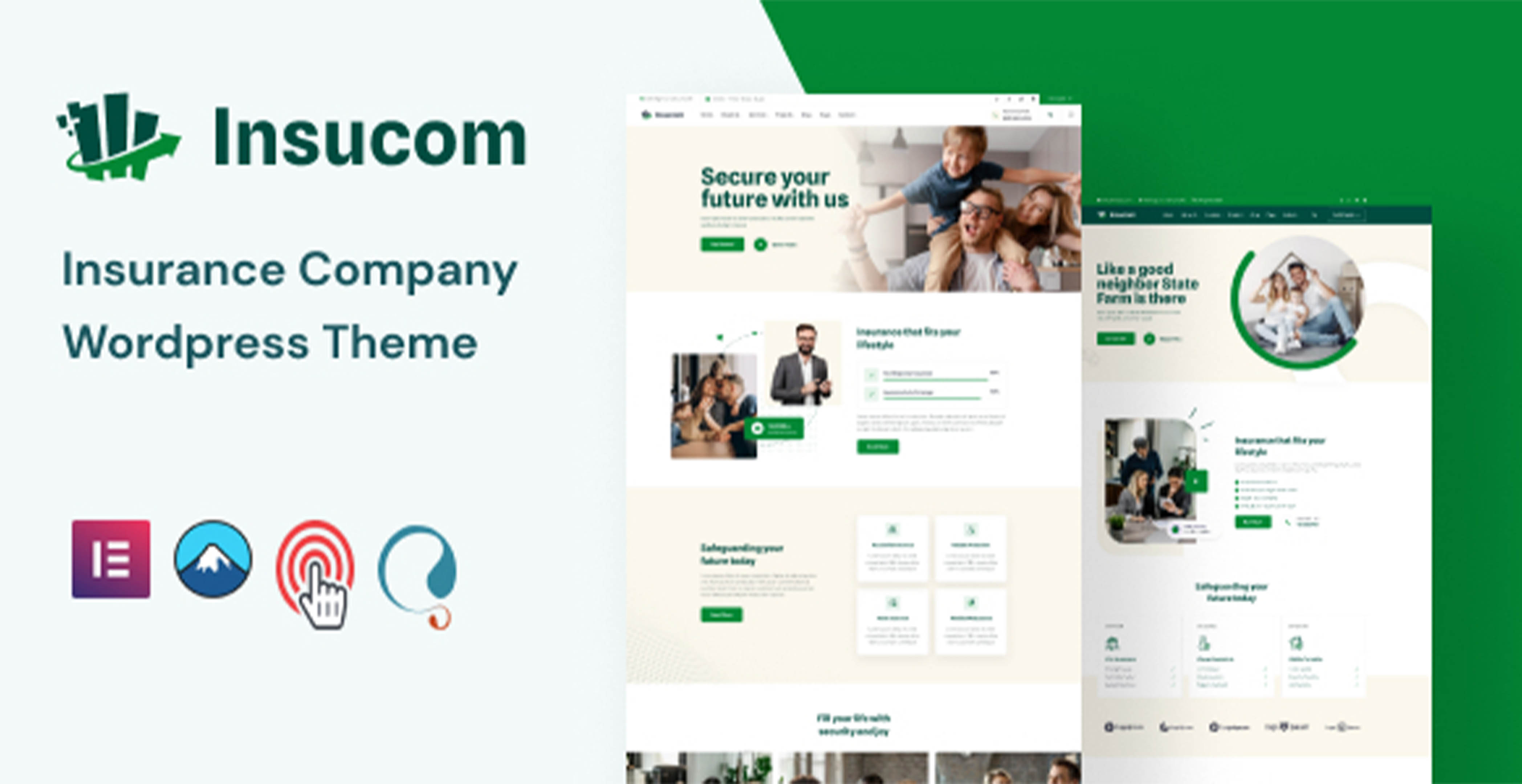 Insucom - Thème WordPress pour l’assurance