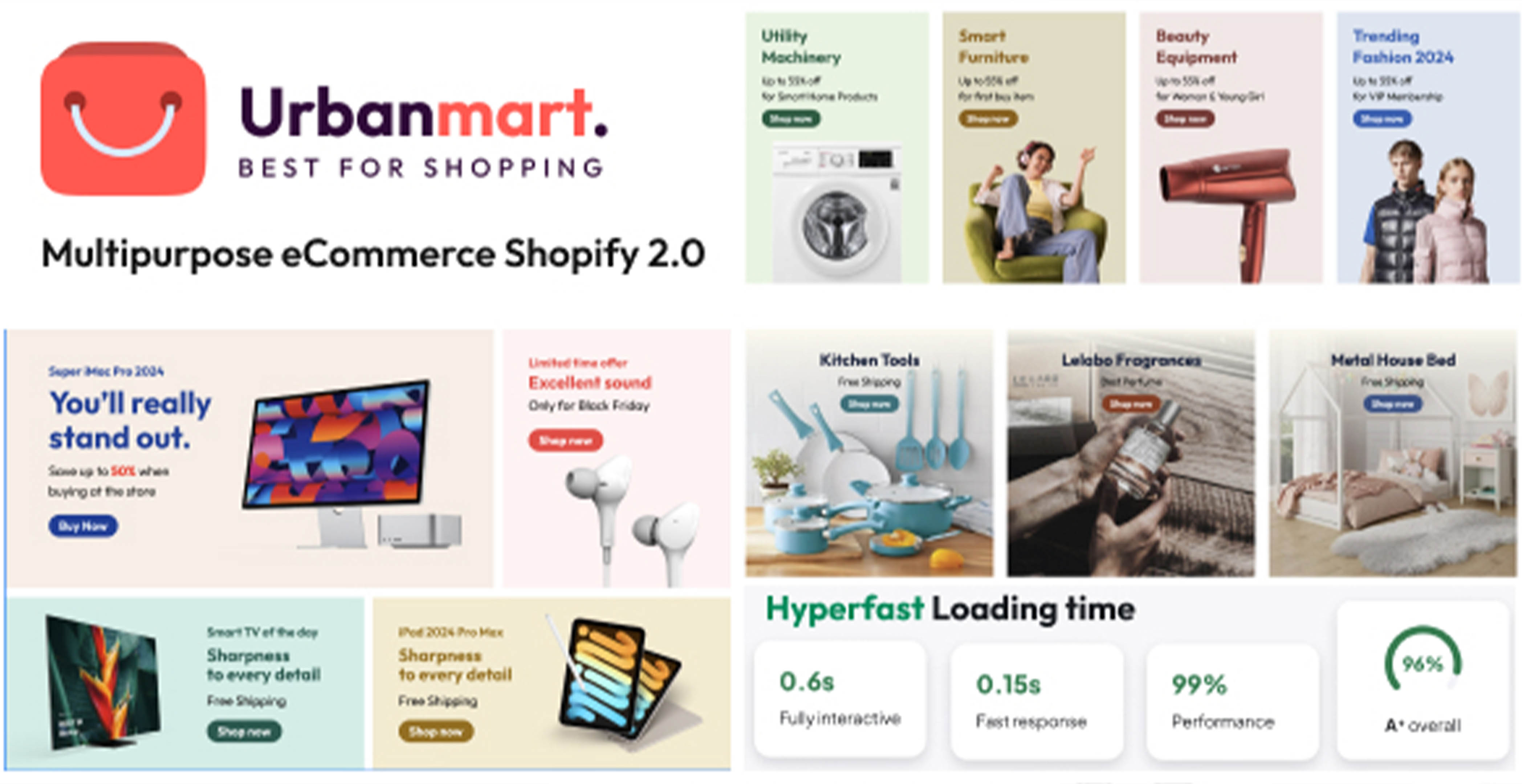 Urbanmart - Thème polyvalent Shopify OS 2.0