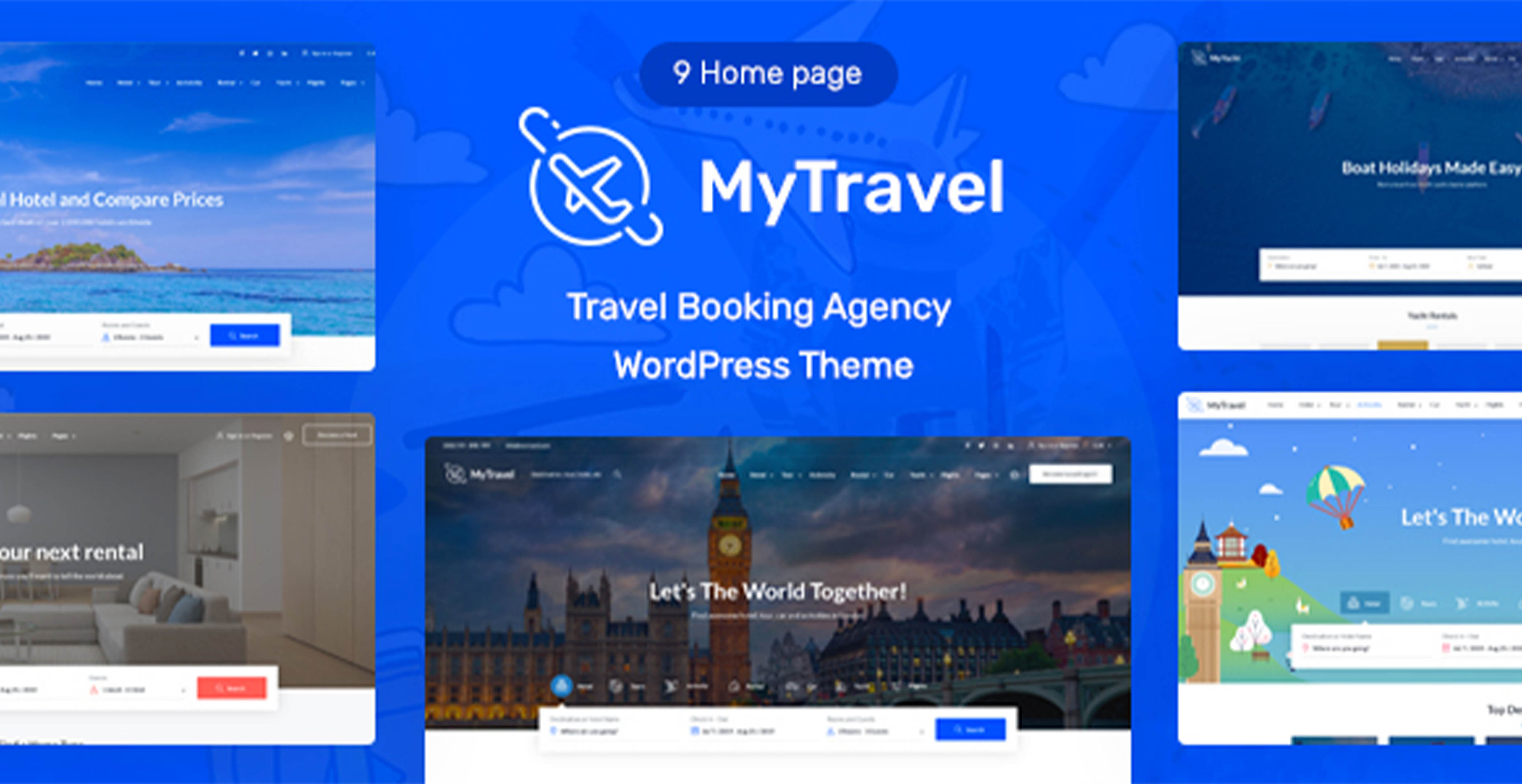 MyTravel - Visites et réservations d’hôtel WooCommerce Thème