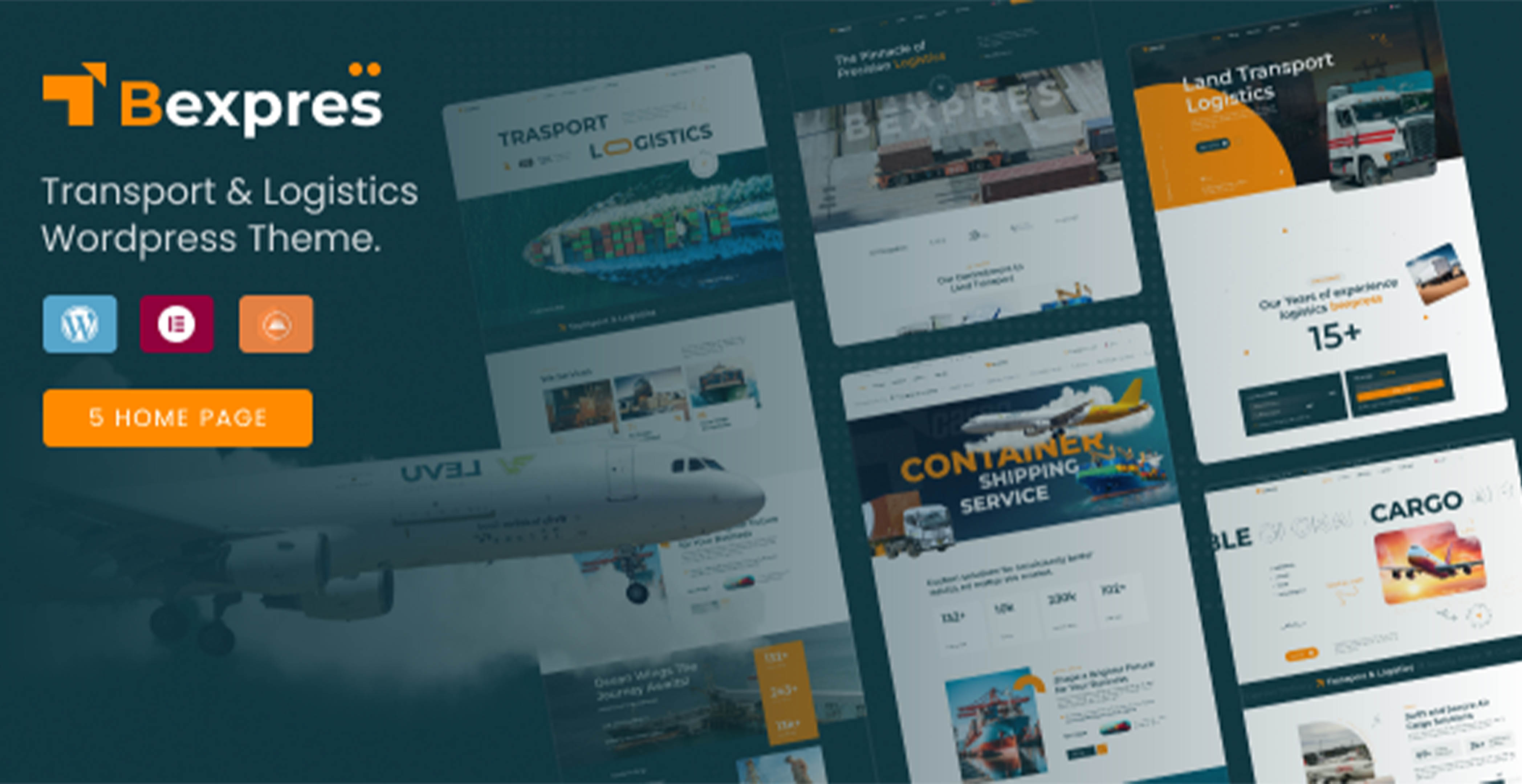 Bexpres - Thème WordPress pour le transport et la logistique