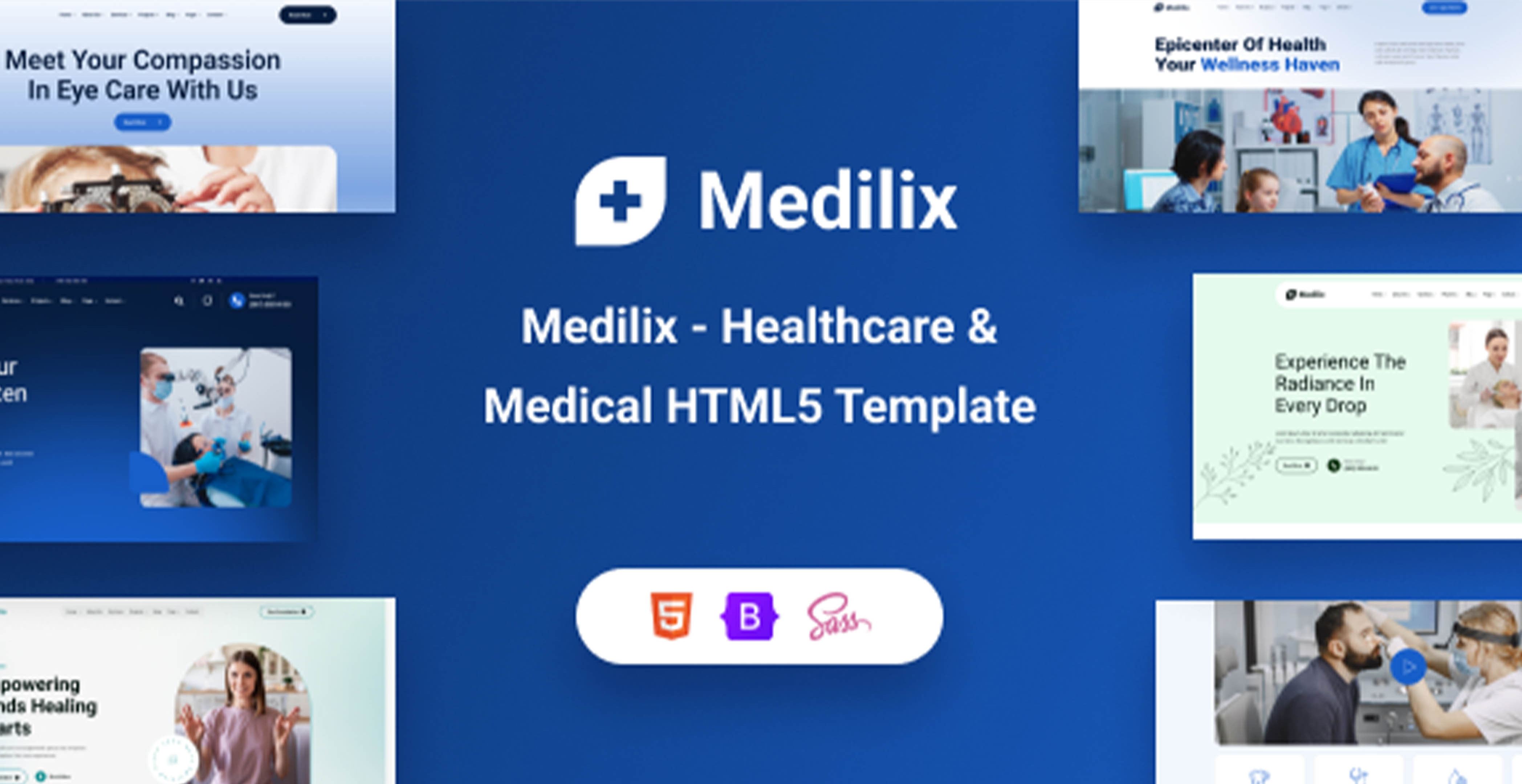 Medilix - Soins de santé et Bootstrap médical Modèle HTML5