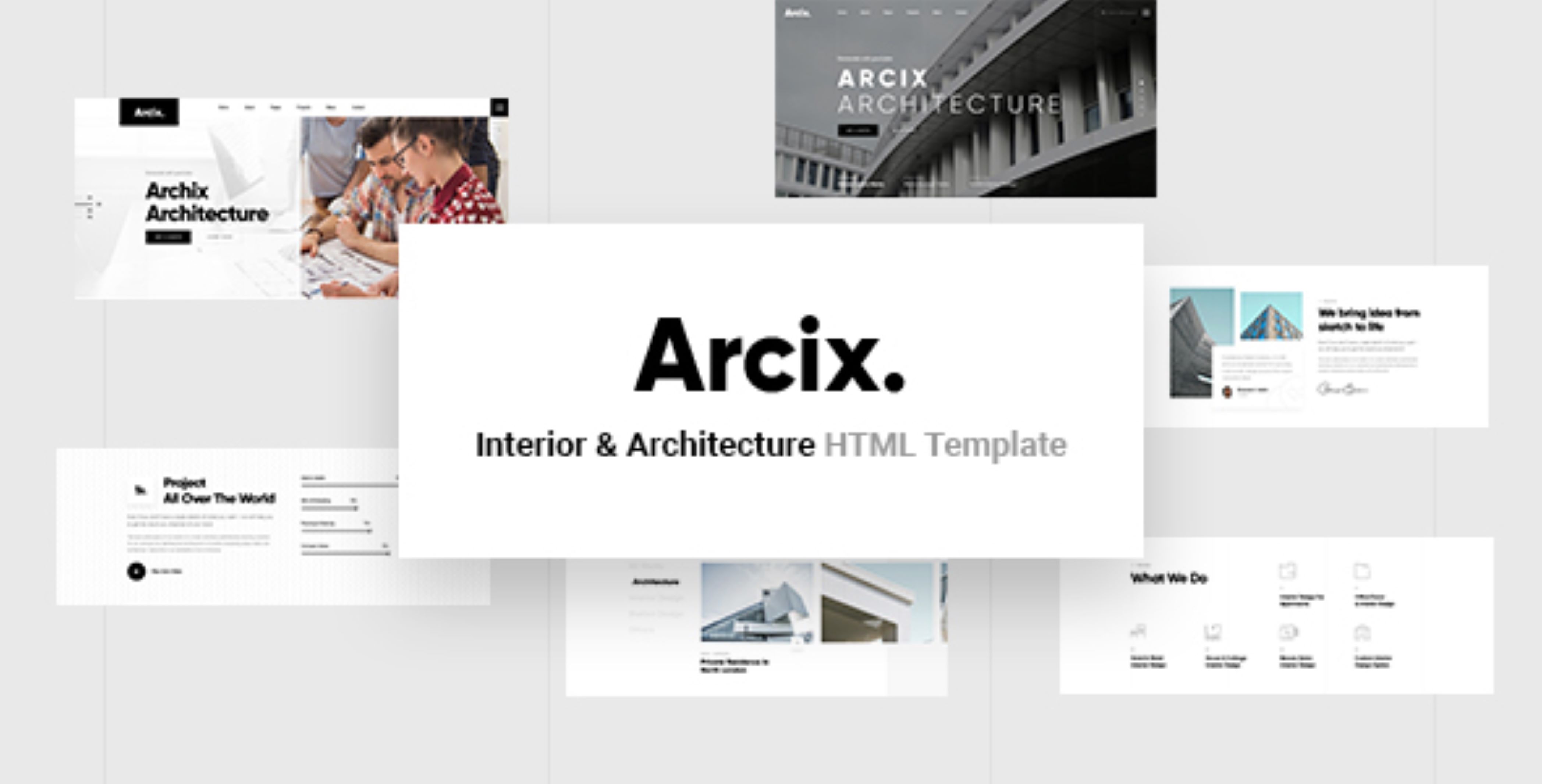 Arcix - Modèle HTML d’architecture