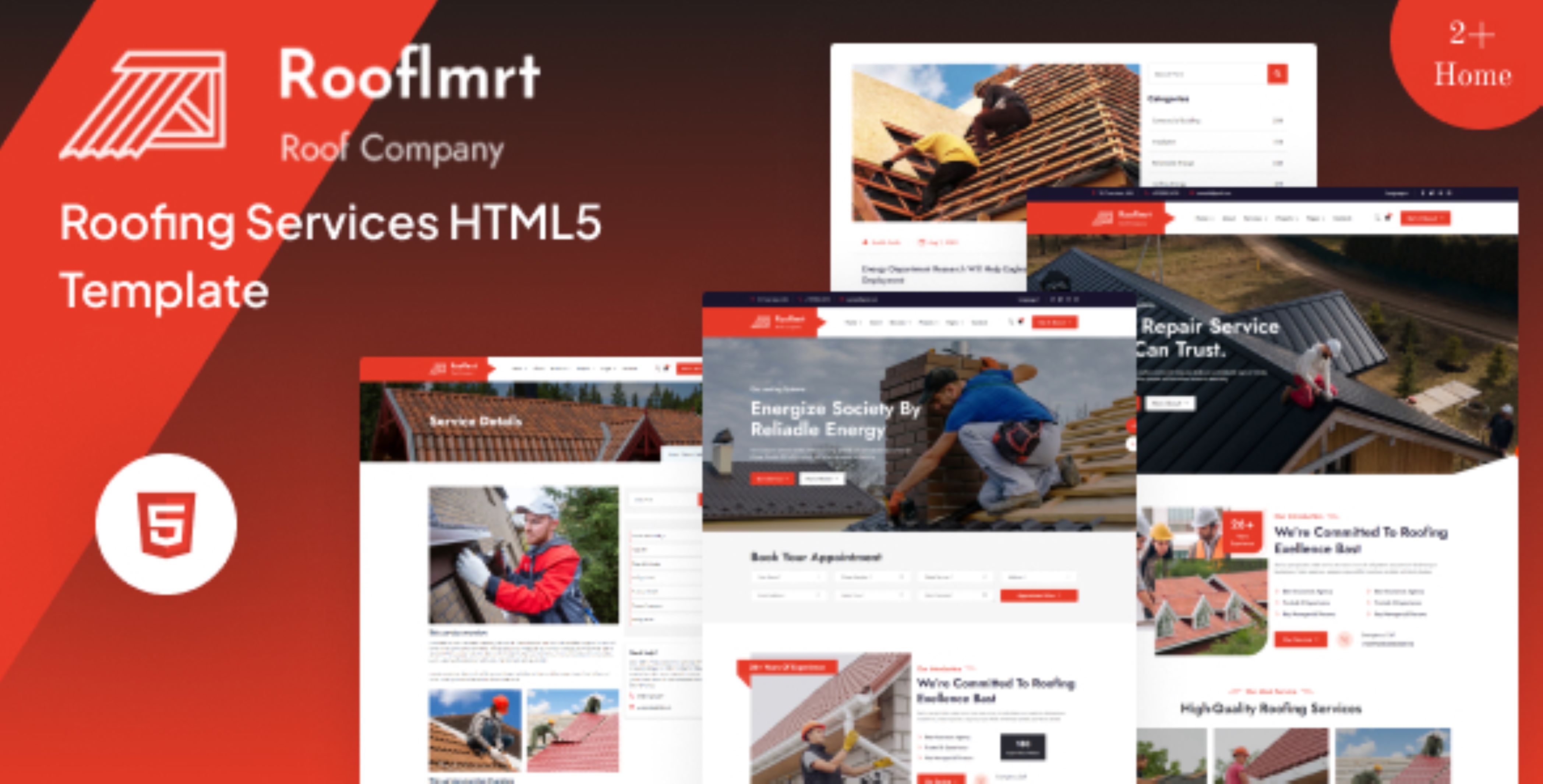 Modèle HTML5 Roofimrt-Roofing Services