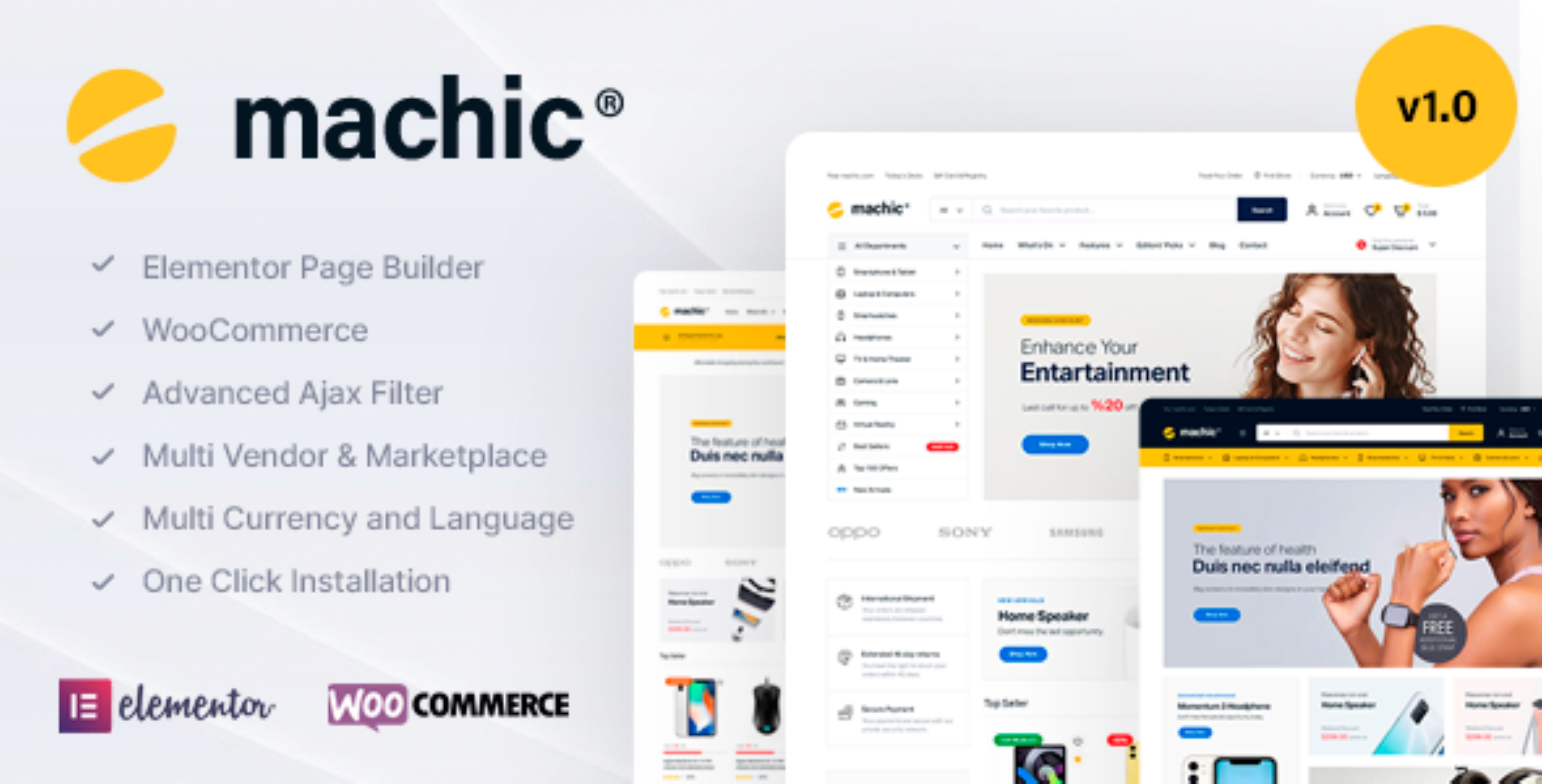Machic - Thème WooCommerce pour magasin d’électronique