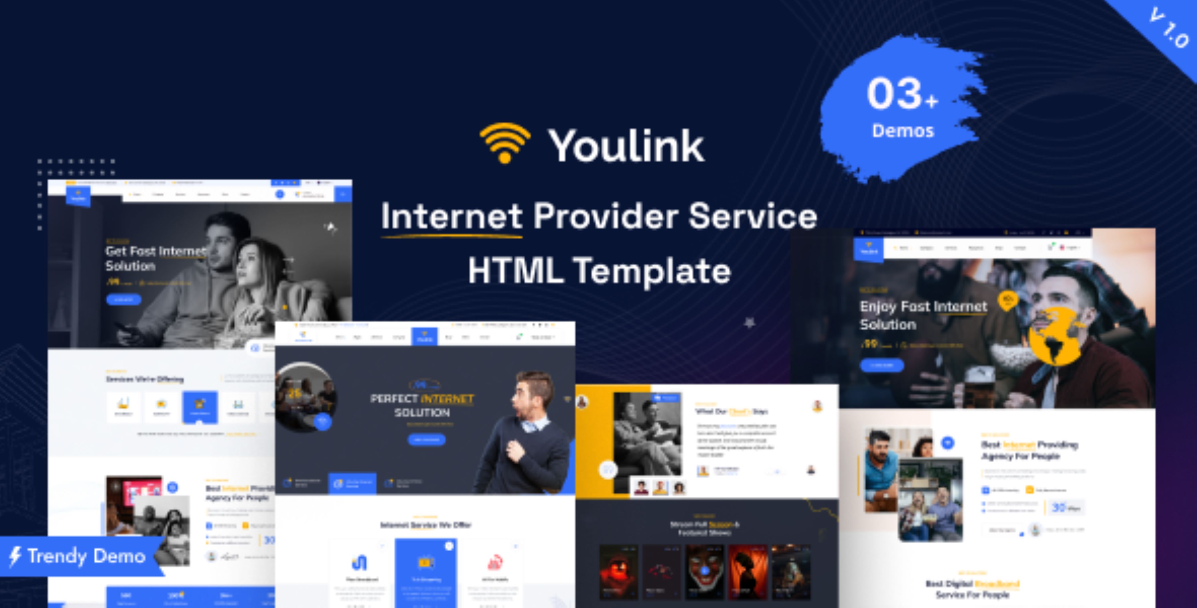 Youlink - Services haut débit et Internet HTML5 Modèle  RTL