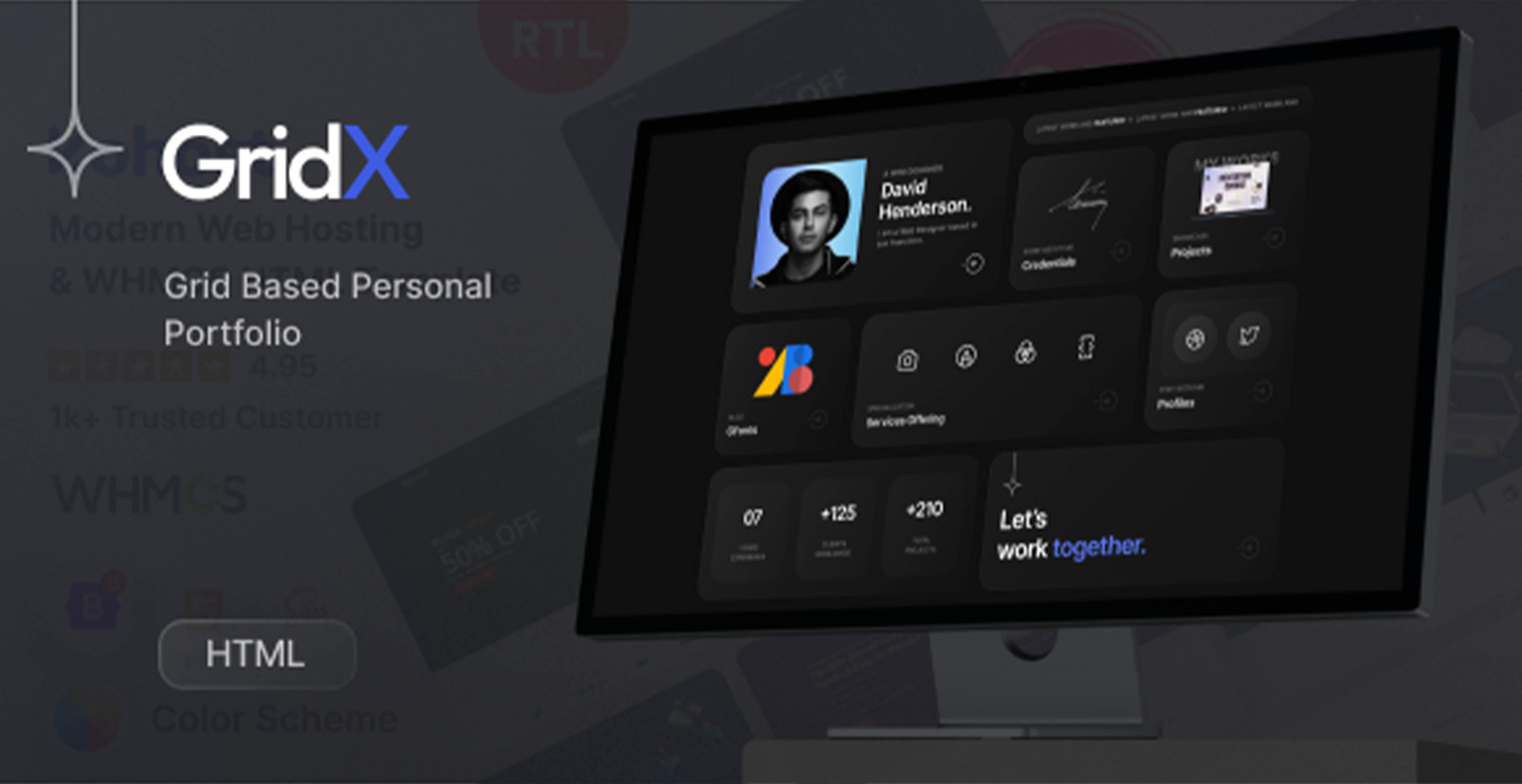 Gridx - Portfolio personnel HTML