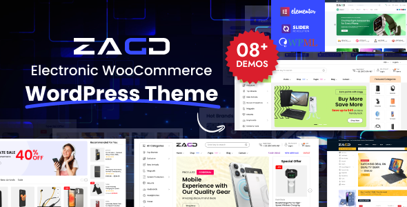 Zagg - Électronique et accessoires WooCommerce Thème WordPress