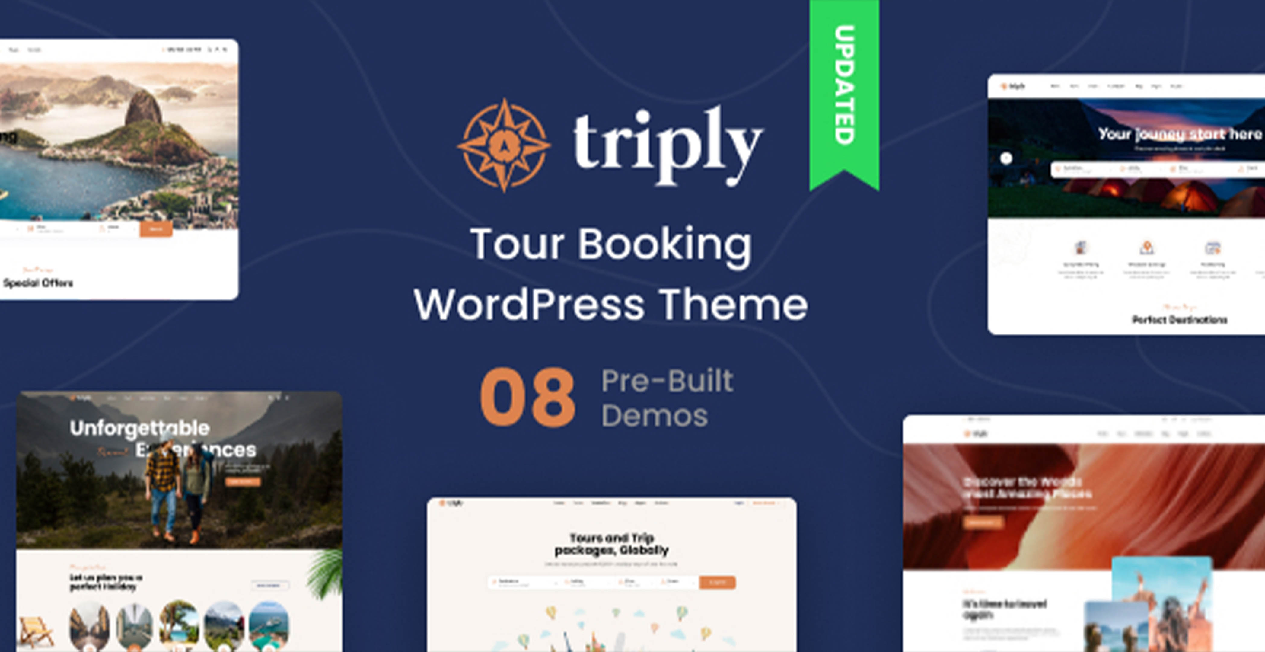Triply - Thème WordPress pour la réservation de visites