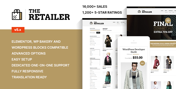 The Retailer - Thème WooCommerce Premium