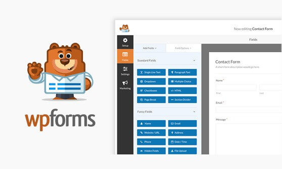 WPForms Pro Elite – Plugin WordPress Forms par glisser-déposer (addons groupés)