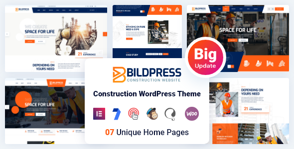 BildPress Thème WordPress pour la construction