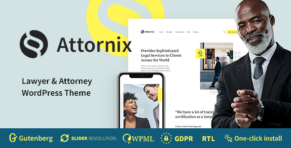 Attornix Thème WordPress pour avocat