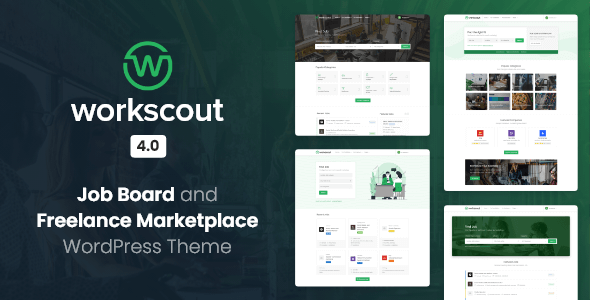 WorkScout Thème WordPress pour le site d’emploi et le marché freelance