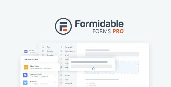 Formidable GPL Forms Pro v6.28 plus Addons