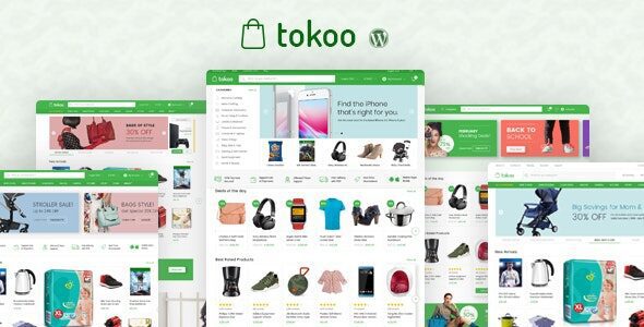 Tokoo Thème WooCommerce pour boutiques électronique, sites affiliation, de dropshipping et multivendeurs