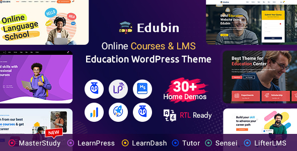 Edubin Thème WordPress pour éducation