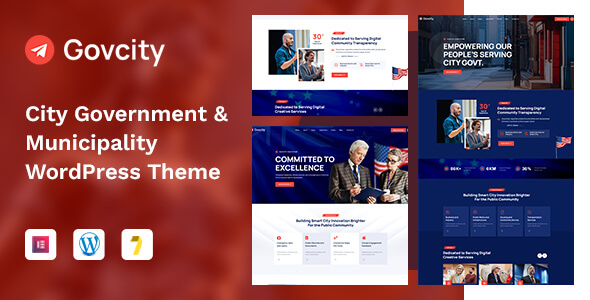 GovCity Campagne électorale et thème politique WordPress