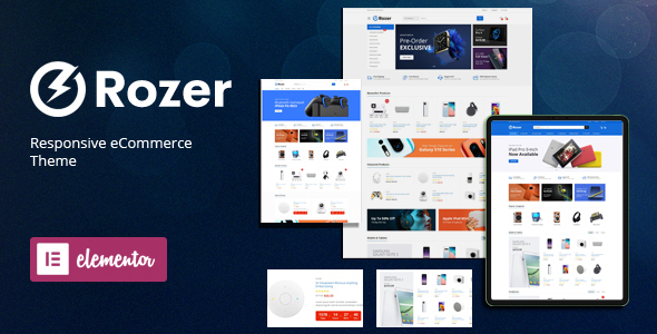 Rozer - Thème WordPress eCommerce numérique