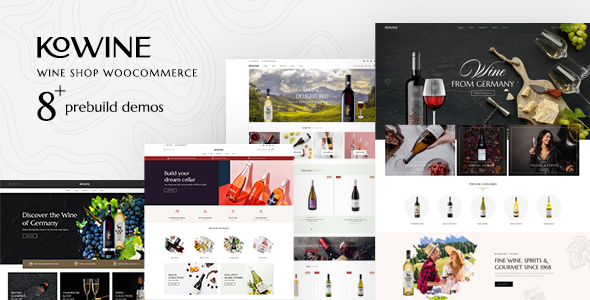 Kowine – Thème WordPress pour boutique de vin